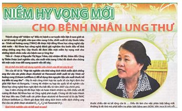Niềm hy vọng mới cho bệnh nhân ung thư