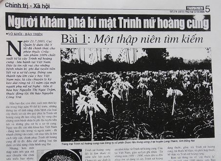 Người khám phá bí mật Trinh Nữ Hoàng Cung Bài 1: MỘT THẬP NIÊN TÌM KIẾM